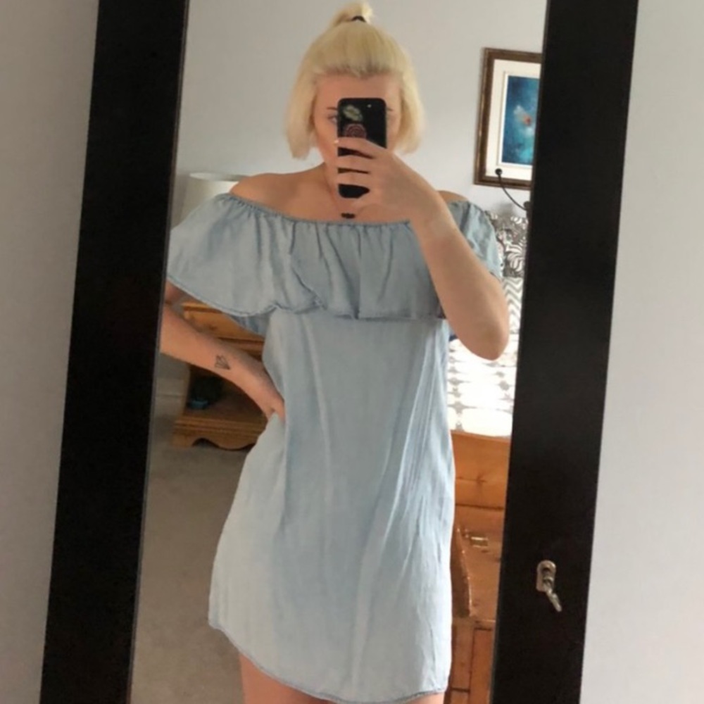 Off the shoulder dress